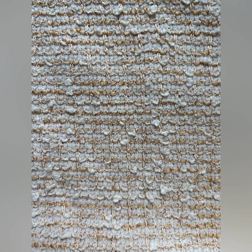 St John Ivory Bouclé Knit Mini Skirt Size 8 - Picture 9 of 9